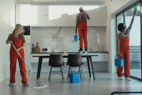 Клининг — иллюстрация